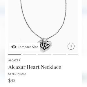 Brighton Alcazar Heart Necklace